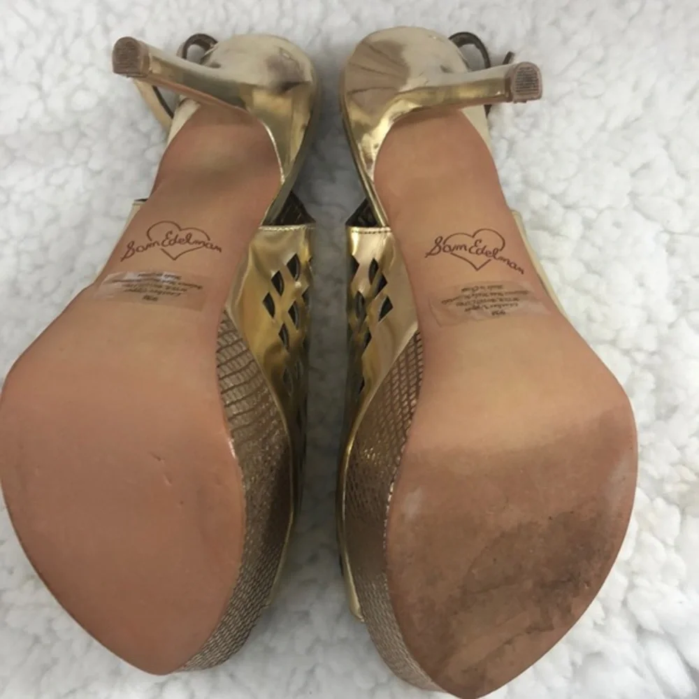 Gold Platform Heels‎ By Sam Edelman
